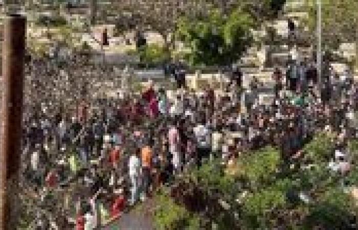 تشييع جثمان الطفل أدهم ضحية أصدقائه ببلطيم.. والمشيعين: عايزين حقه